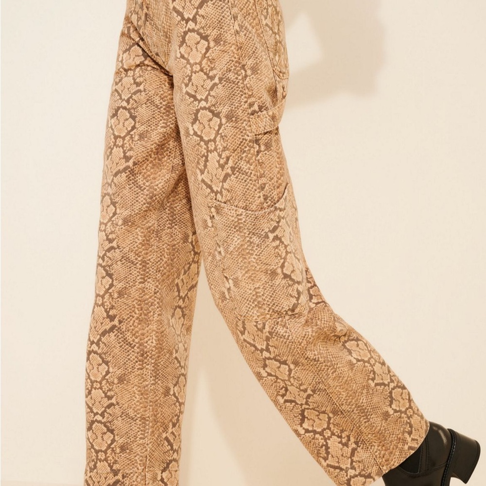 Damson Madder Drew Snake Jeans Anthropologie NWT Size 8